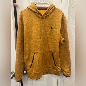 Under Armour Mens Hoodie Gold/Mustard Long Sleeve Size:Medium  Preloved no flaws